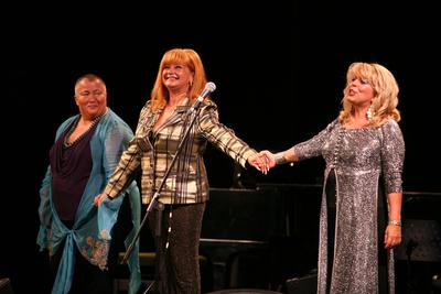 Retro Dívák koncert az Urániában-stock-foto