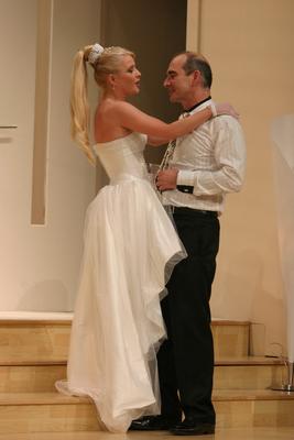 Bernard Slade: Romantikus komédia-stock-foto