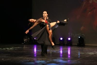 Budapest, 2008.01.21.
A Studio Vida támogatásával színpadra állt Magyarország legnagyobb salsa táncos produkciója a "Fuego de la SALSA - A SALSA tüze" 

A képen: Südi Iringó és Dudás Tibor-stock-foto