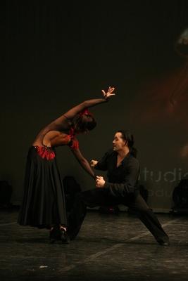 Budapest, 2008.01.21.
A Studio Vida támogatásával színpadra állt Magyarország legnagyobb salsa táncos produkciója a "Fuego de la SALSA - A SALSA tüze" 

A képen: Südi Iringó és Dudás Tibor-stock-foto