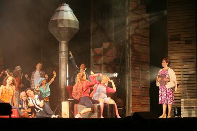 Szép nyári nap az Operettszínházban-stock-foto