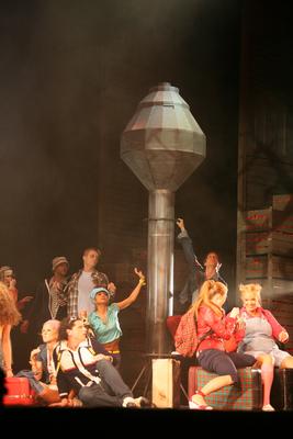 Szép nyári nap az Operettszínházban-stock-foto