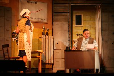 Szép nyári nap az Operettszínházban-stock-foto