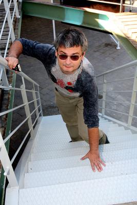 A Titanic-kiállítás "fedélzetén"-stock-foto