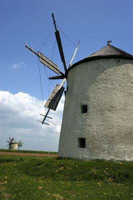 Tési Szélmalmok-stock-foto