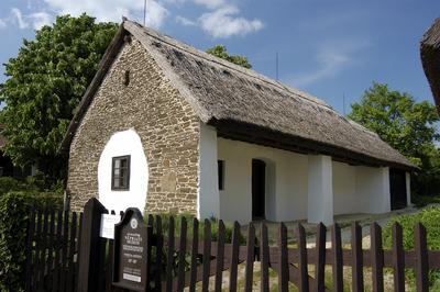Tihany, Néprajzi Múzeum-stock-foto