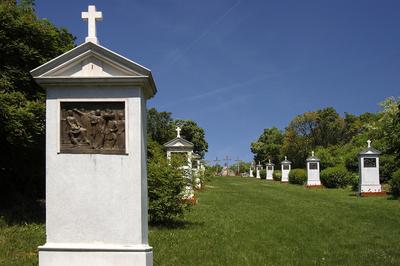 A tihanyi Kálvária-stock-foto