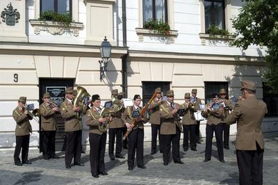 Veszprém, Katonazenekarok fesztiválja-stock-foto