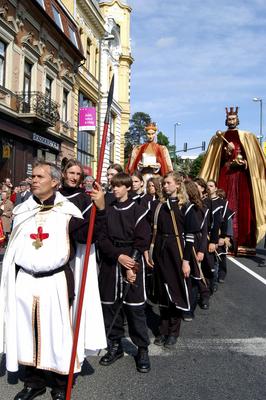 Veszprém, Gizella Napok-stock-foto