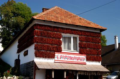 A Paprikaház Tihanyban-stock-foto