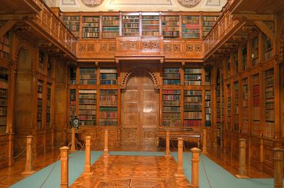 Zirc, Ciszterci Műemlékkönyvtár-stock-foto