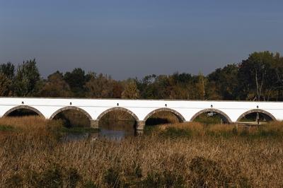 Kilenclyukú híd a Hortobágyon-stock-photo