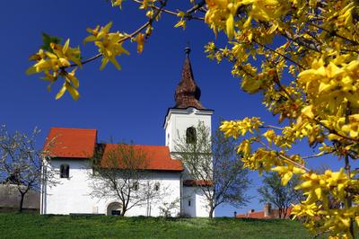 Zánka, Református templom-stock-foto
