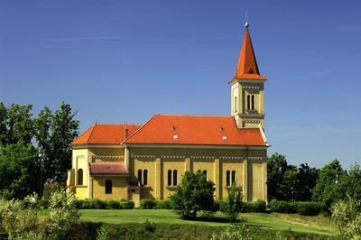 Veszprém, Szent László templom-stock-foto