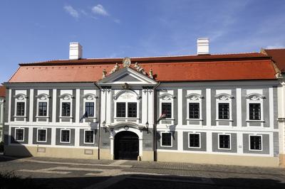 Veszprém, Dubniczay-Palota-stock-foto