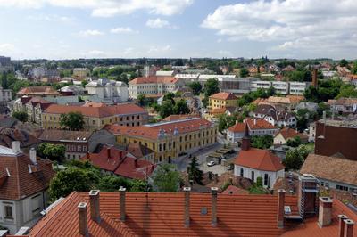 Veszprémi panoráma-stock-foto