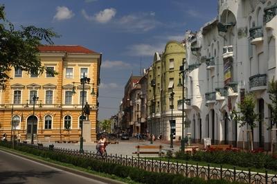 A Szegedi Tudományegyetem Állam- és Jogtudományi Kara és a Reök-palota-stock-foto