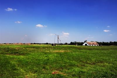 Gémeskút a Hortobágyon-stock-foto