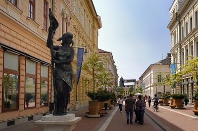 Kárász utca, Szeged-stock-foto