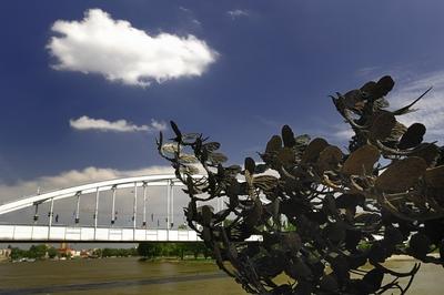 Belvárosi híd, Szeged-stock-foto