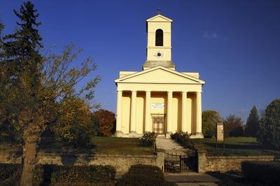 Nepomuki Szent János katolikus templom, Enying-stock-foto