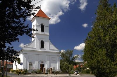 Református templom, Sukoró-stock-foto