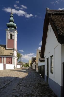 Palotavárosi Skanzen, Székesfehérvár-stock-foto