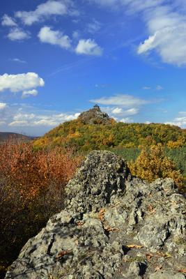 Salgó vára-stock-foto