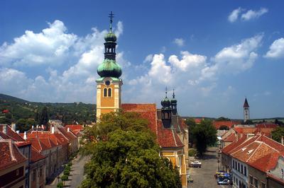 Kőszeg, Jurisics tér-stock-foto