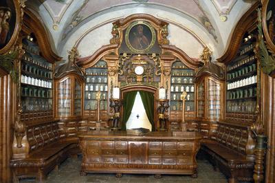 Kőszeg, Arany Egyszarvú Patikamúzeum-stock-foto