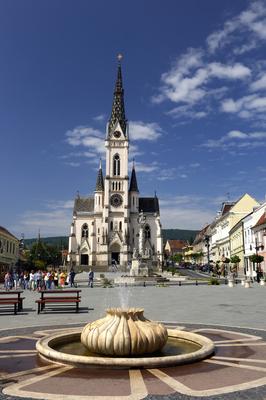 Kőszeg, Jézus szíve templom-stock-foto