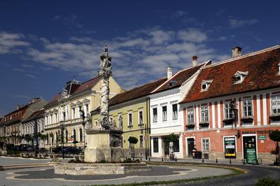 Kőszeg, Fő tér-stock-foto