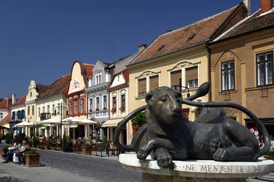 Kőszeg, Fő tér-stock-foto