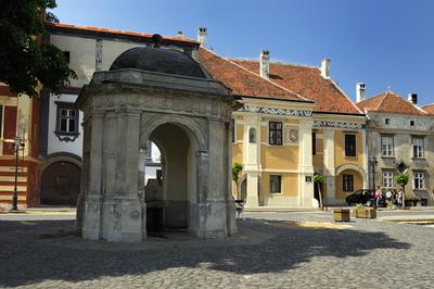 Kőszeg, Városkút-stock-foto