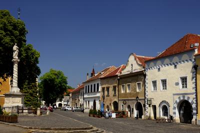 Kőszeg, Jurisics tér-stock-foto