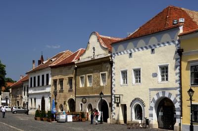 Kőszeg, Jurisics tér-stock-foto