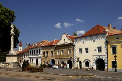 Kőszeg, Jurisics tér-stock-foto