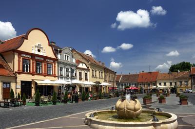 Kőszeg, Fő tér-stock-foto