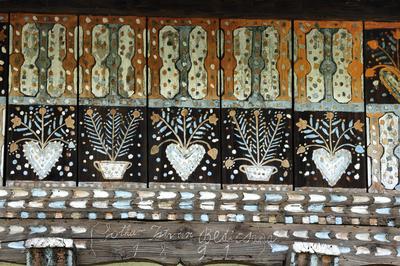 Hegyhátszentpéteri Tájház-stock-foto