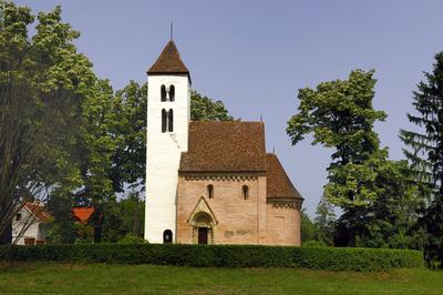 Csempeszkopács, római katolikus templom-stock-foto