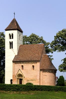 Csempeszkopács, római katolikus templom-stock-foto