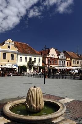 Kőszeg, Fő tér-stock-foto