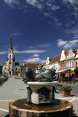Kőszeg, Fő tér-stock-foto