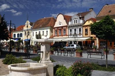 Kőszeg, Fő tér-stock-foto