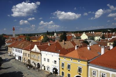 Kőszeg, Jurisics tér-stock-foto