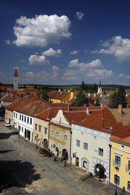 Kőszeg, Jurisics tér-stock-foto