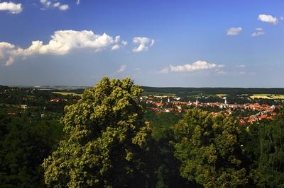 Kőszeg látképe-stock-foto