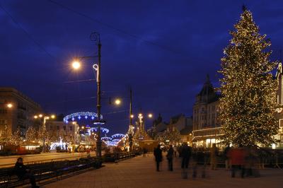 Debrecen belvárosa-stock-photo