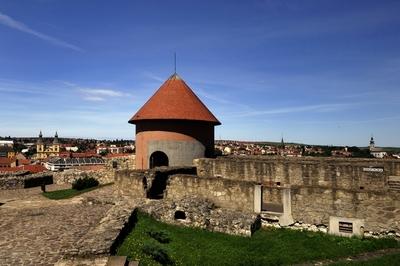 Saroktorony az egri várban-stock-foto