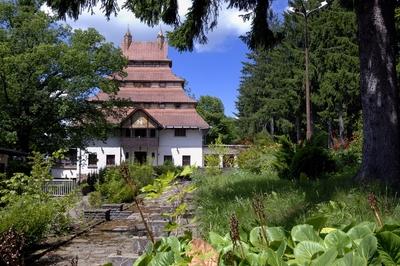 Pagoda Pihenő Panzió, Mátraháza-stock-foto